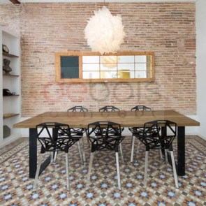 conjunto de mesa moderna